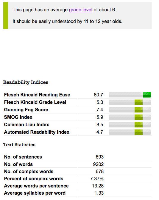 Hawaiian Lunacy reading level details picture