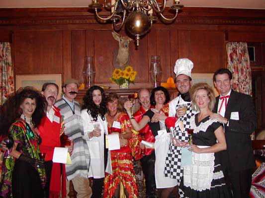 Murder mystery party photo