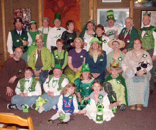 Irish party photo