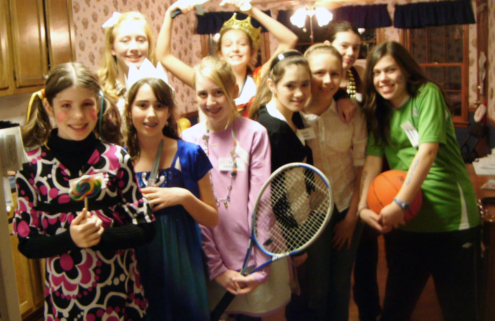 Balmy teen girls party