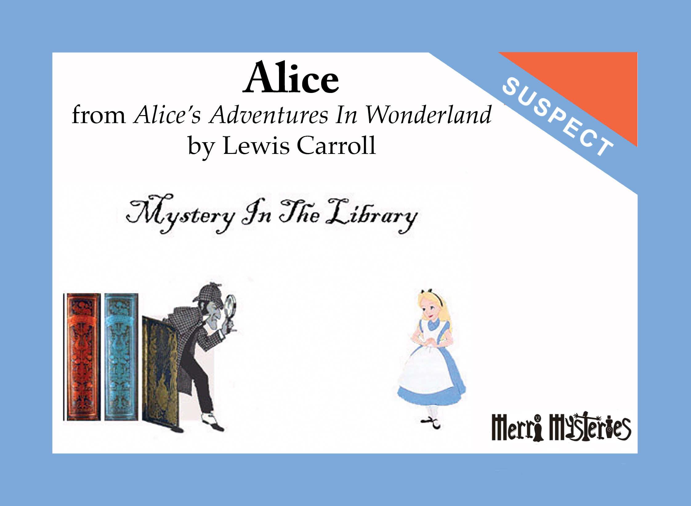 mystery in the library card game on Kickstarter
